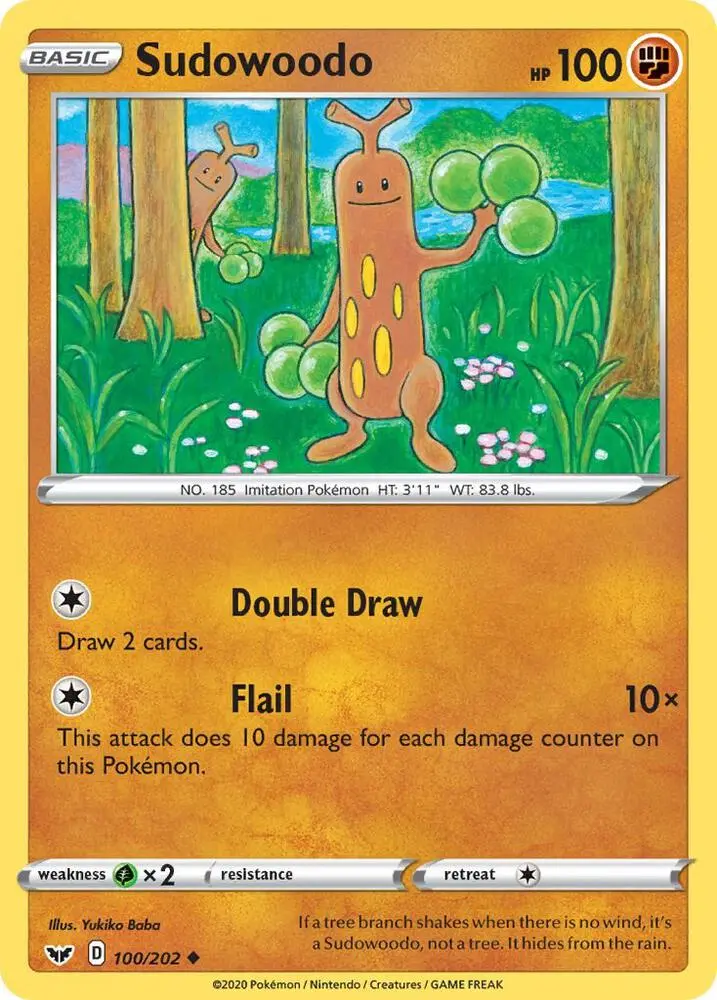 Sudowoodo, Sword & Shield 100/202