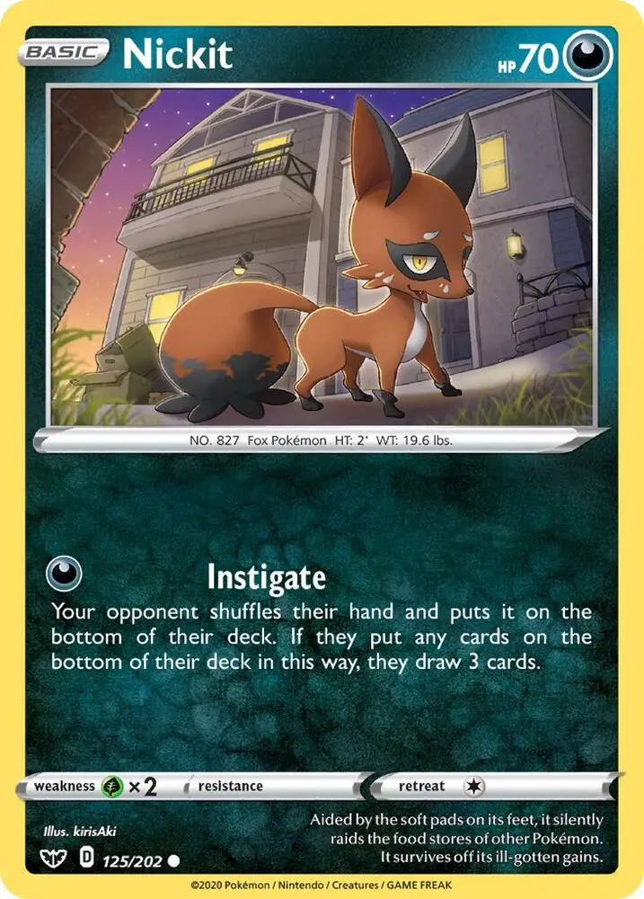 Nickit, Sword & Shield 125/202
