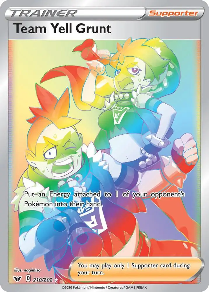 Team Yell Grunt, Sword & Shield 210/202