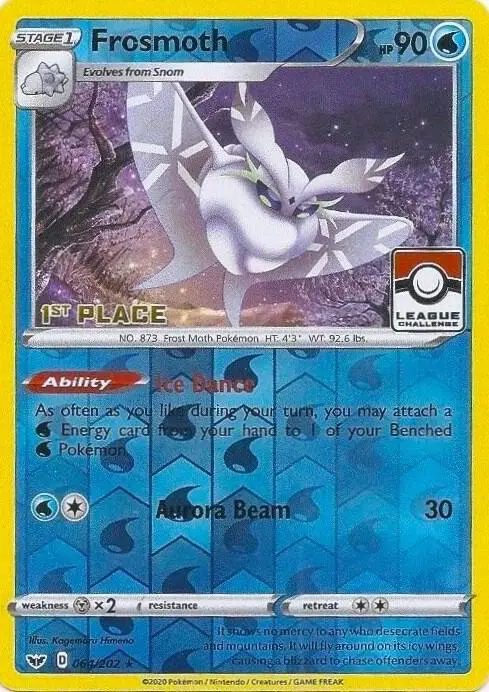 Frosmoth, League & Championship Cards 064/202