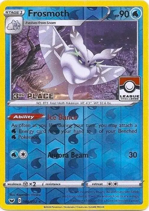 Frosmoth, League & Championship Cards 064/202