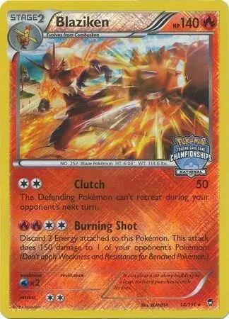 Blaziken, League & Championship Cards 014/111