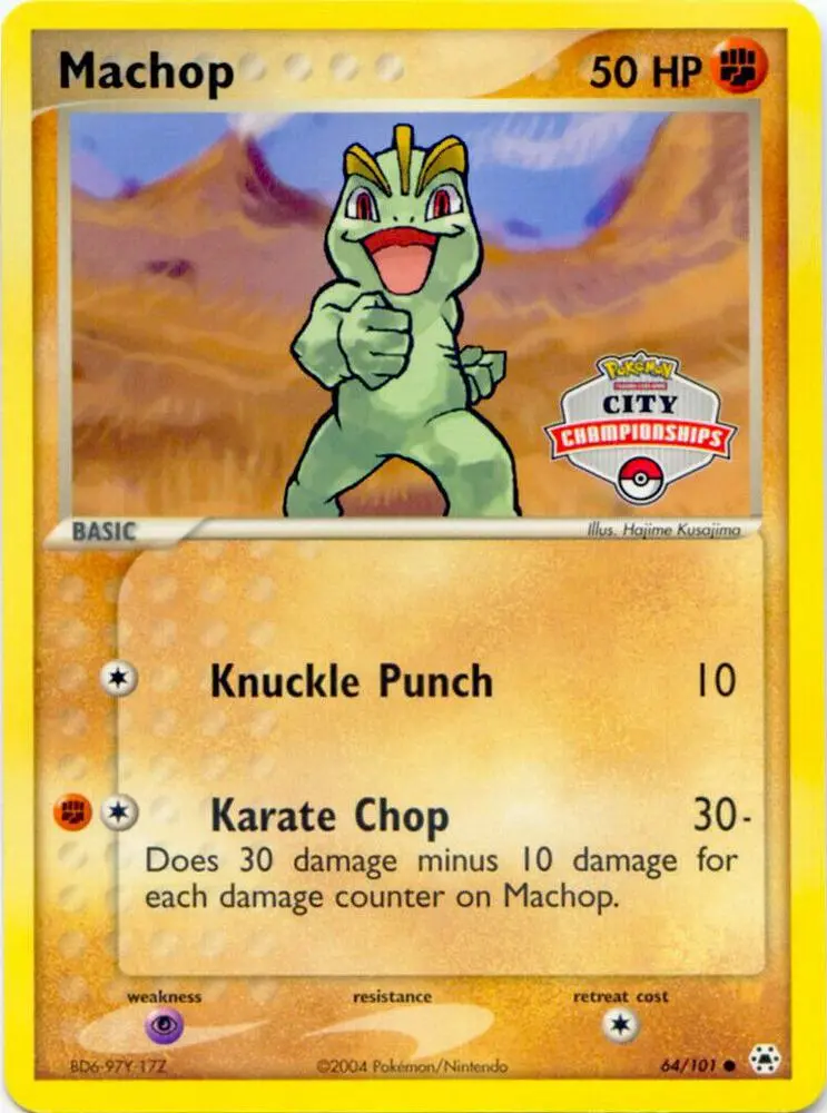 Machop, League & Championship Cards 064/101