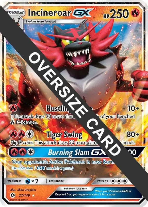 Incineroar GX, Jumbo cards SM38