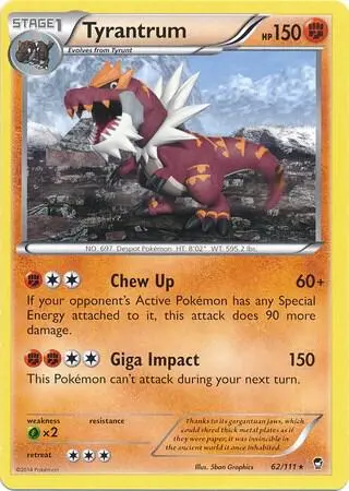 Tyrantrum, Miscellaneous Cards & Products 062/111