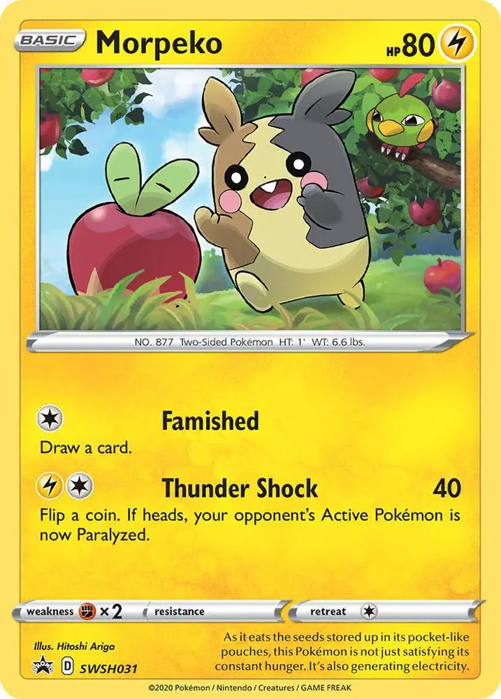 Morpeko, SWSH Black Star Promos SWSH031/307