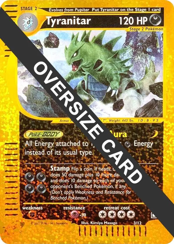 Tyranitar, Jumbo cards 003/012