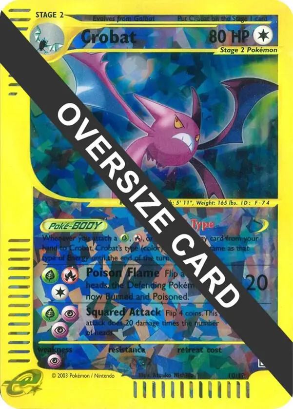 Crobat, Jumbo cards 010/012