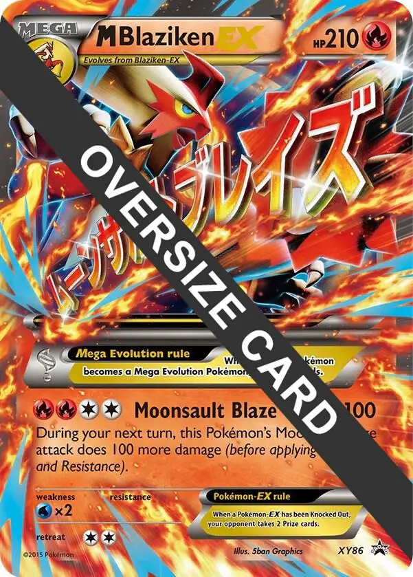 M Blaziken EX, Jumbo cards XY86