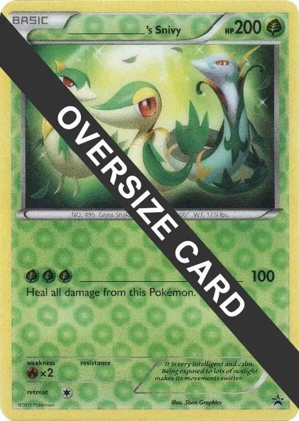 ______'s Snivy, Jumbo cards N/A