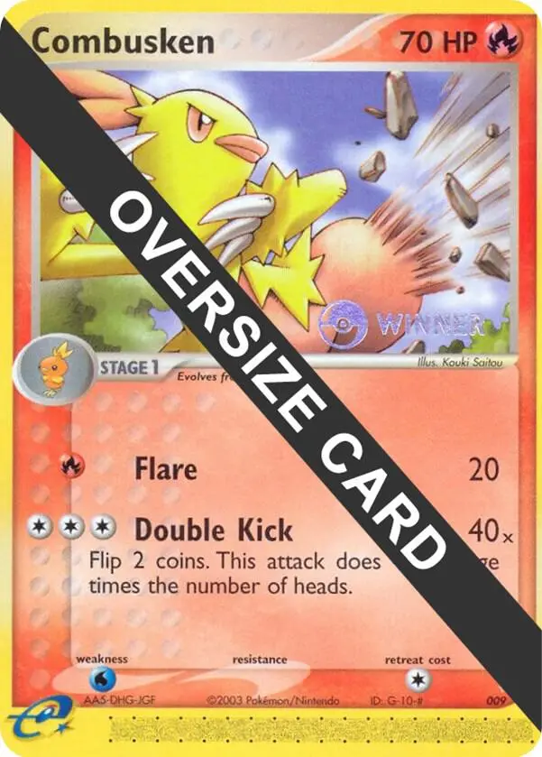 Combusken, Jumbo cards 009
