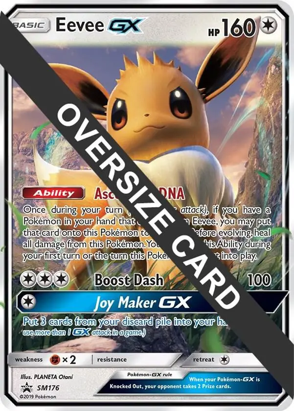 Eevee GX, Jumbo cards SM176