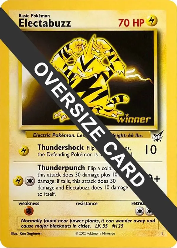 Electabuzz, Jumbo cards 001