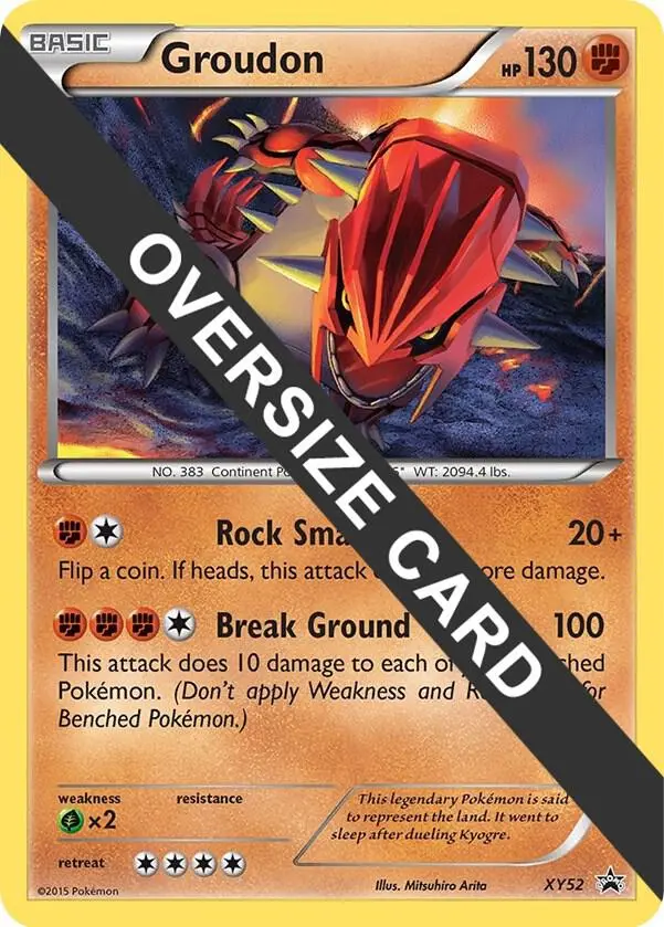 Groudon, Jumbo cards XY52