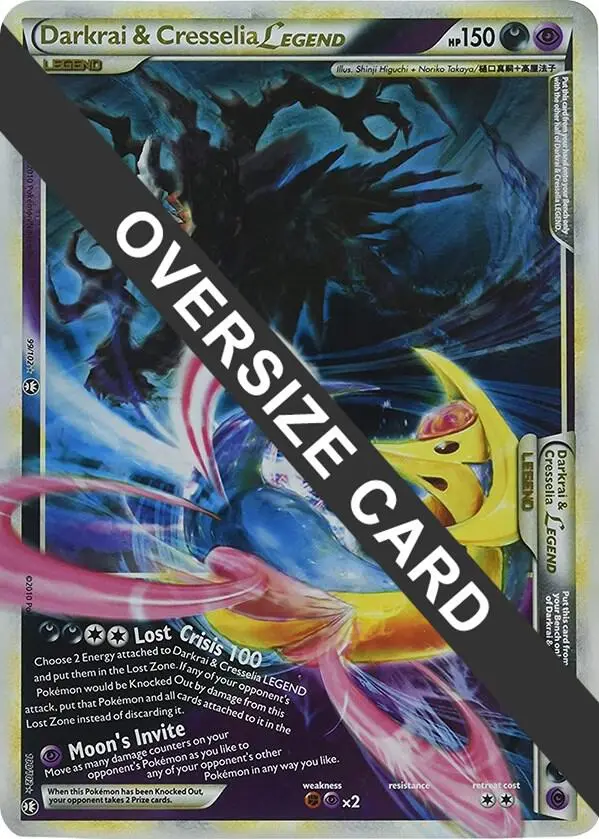 Darkrai & Cresselia Legend, Jumbo cards 099/102 & 100/102