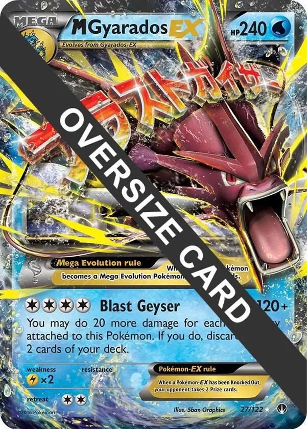M Gyarados EX, Jumbo cards 027/122