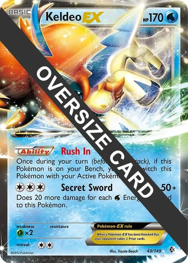 Keldeo EX, Jumbo cards 049/099