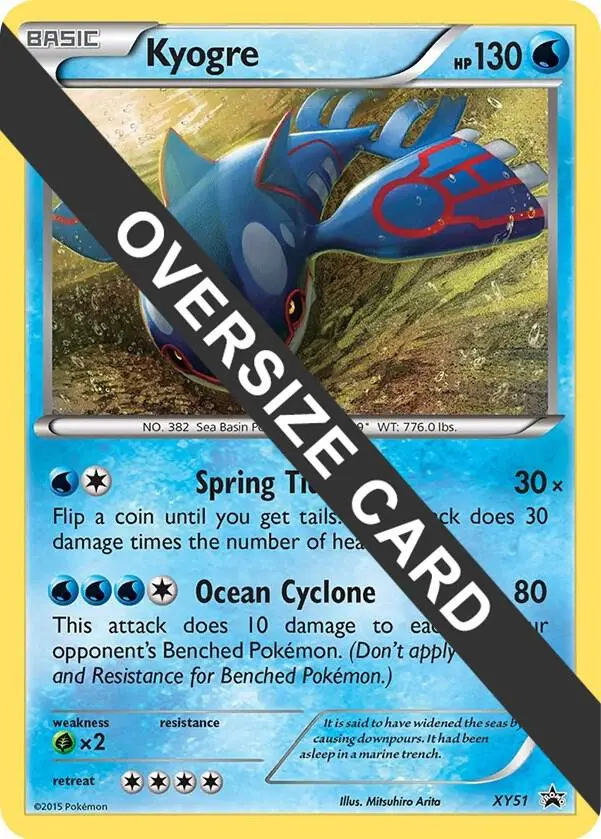 Kyogre, Jumbo cards XY51