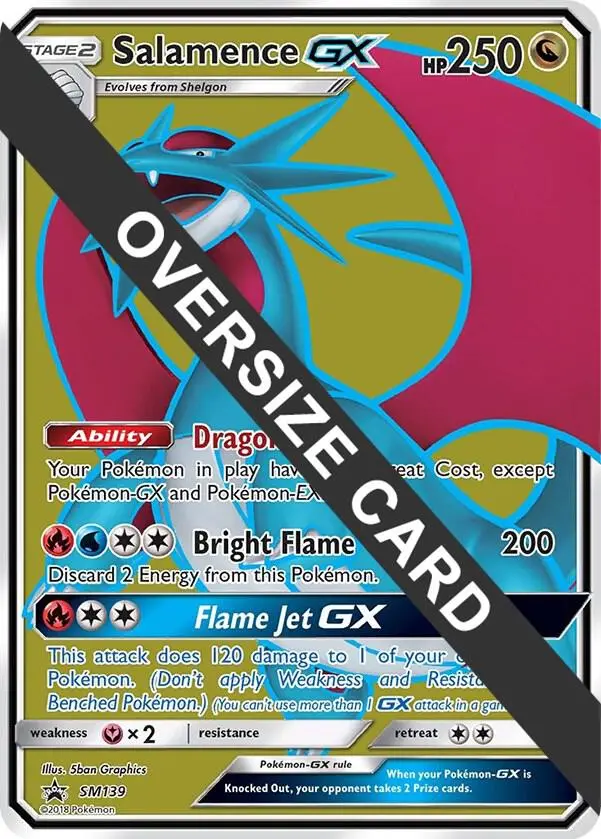 Salamence GX, Jumbo cards SM139