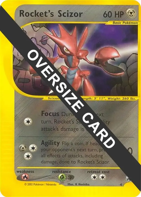 Rocket's Scizor, Jumbo cards 004