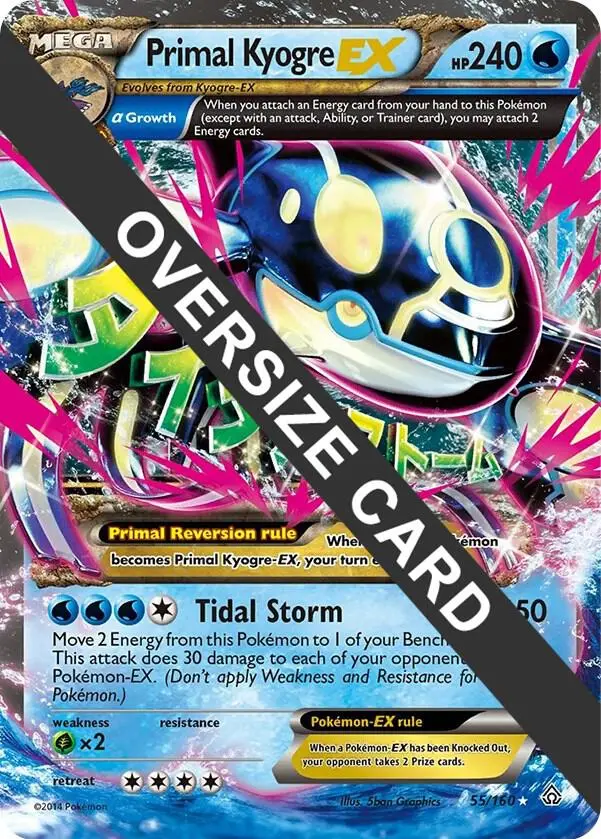 Primal Kyogre EX, Jumbo cards 096/098
