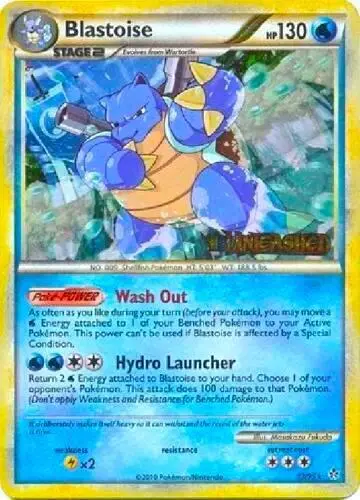 Blastoise, HGSS Black Star Promos 13/95