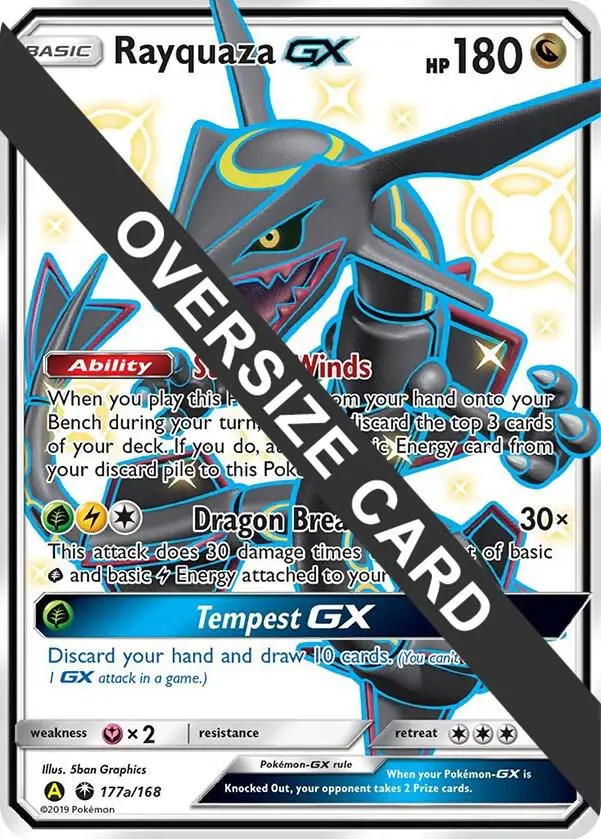Rayquaza GX, Jumbo cards 177a/168
