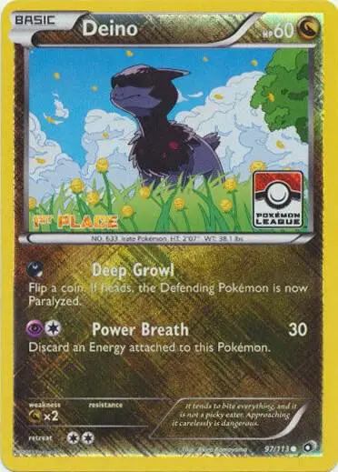 Deino, League & Championship Cards 097/113