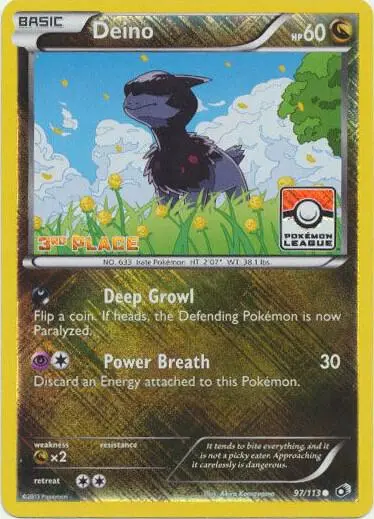 Deino, League & Championship Cards 097/113