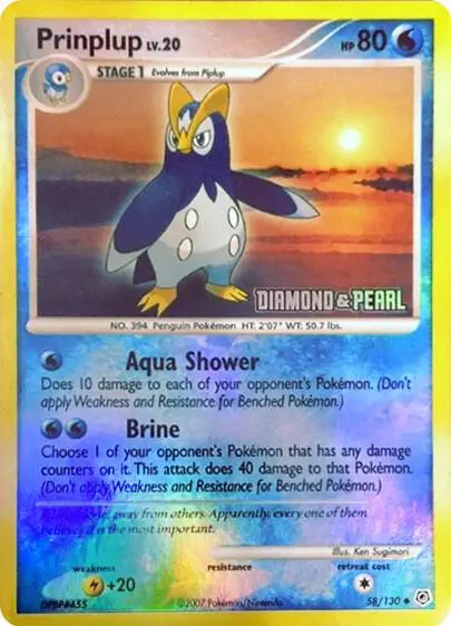 Prinplup, Burger King Promos 058/130