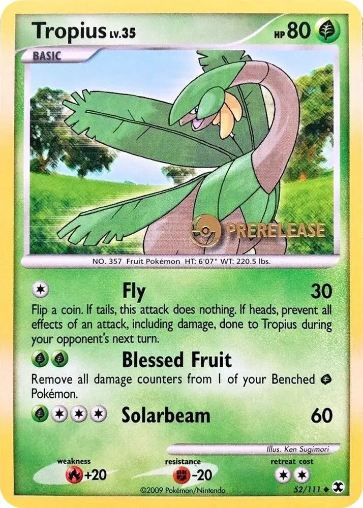 Tropius, Nintendo Black Star Promos 52/111