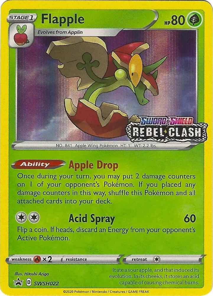 Flapple, SWSH Black Star Promos SWSH022/307