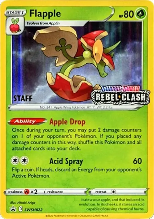 Flapple, SWSH Black Star Promos SWSH022