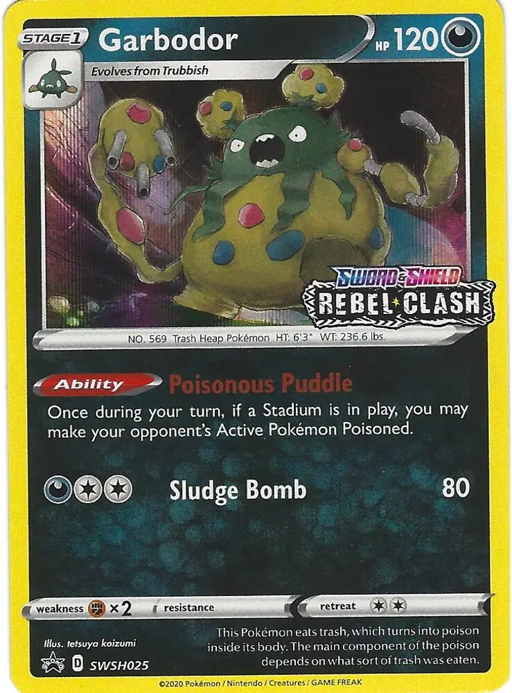 Garbodor, SWSH Black Star Promos SWSH025/307