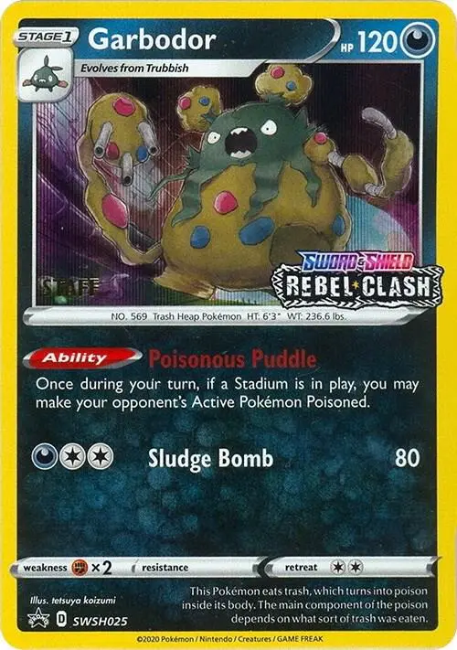 Garbodor, SWSH Black Star Promos SWSH025