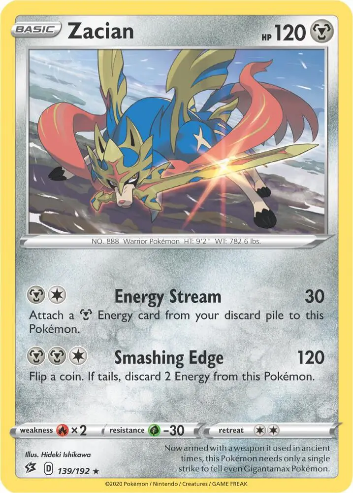 Zacian, Deck Exclusives 139/192