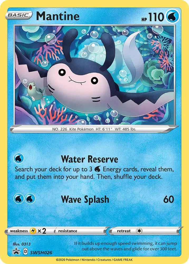 Mantine, SWSH Black Star Promos SWSH026/307