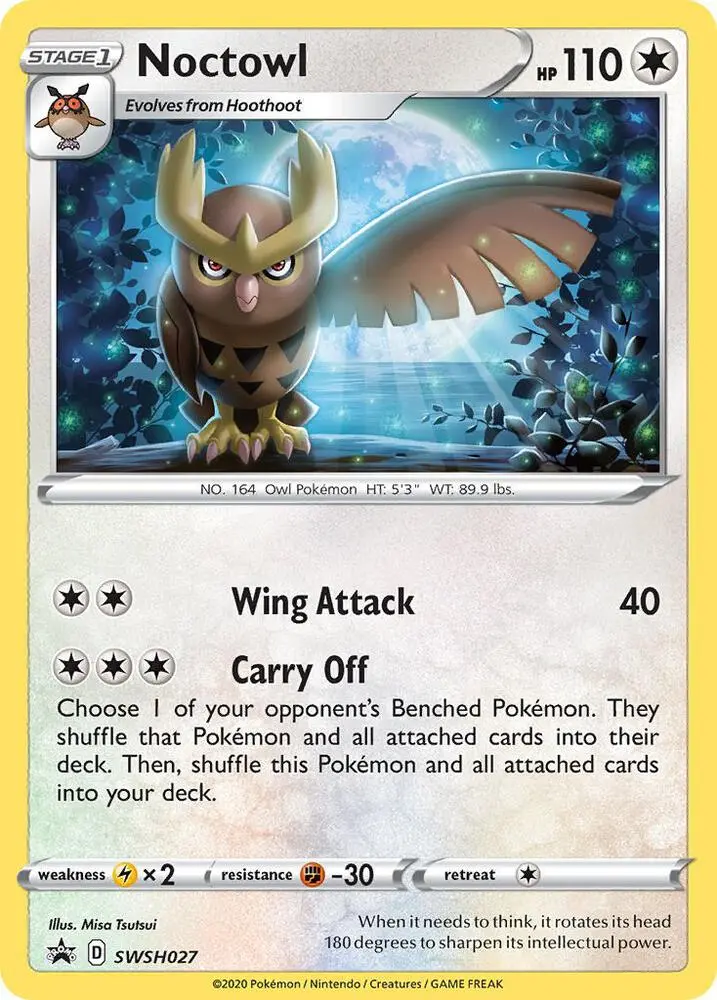 Noctowl, SWSH Black Star Promos SWSH027/307