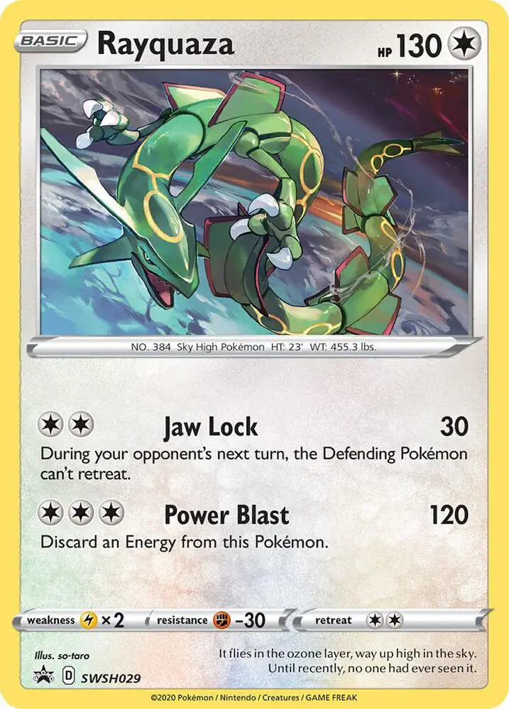 Rayquaza, SWSH Black Star Promos SWSH029/307
