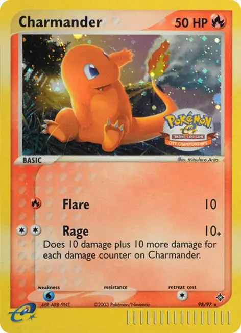 Charmander, League & Championship Cards 098/097