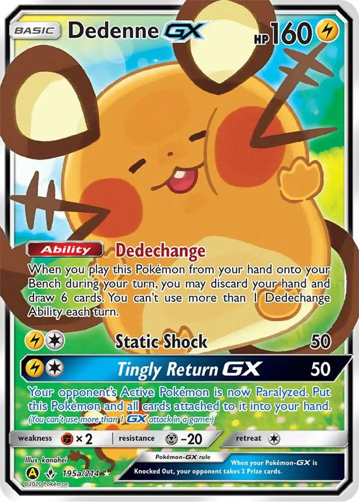 Dedenne GX, Alternate Art Promos 195a/214