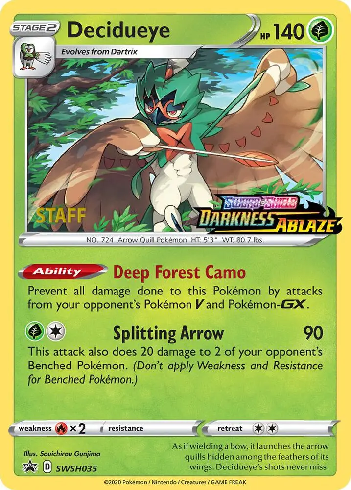 Decidueye, SWSH Black Star Promos SWSH035/307