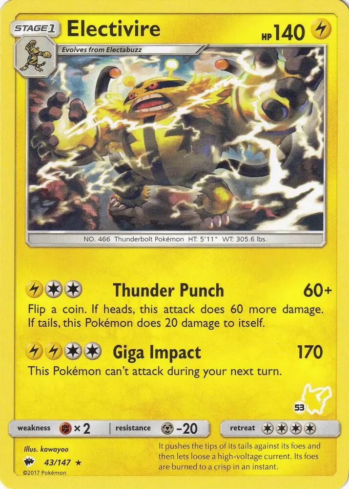 Electivire, Battle Academy 043/147