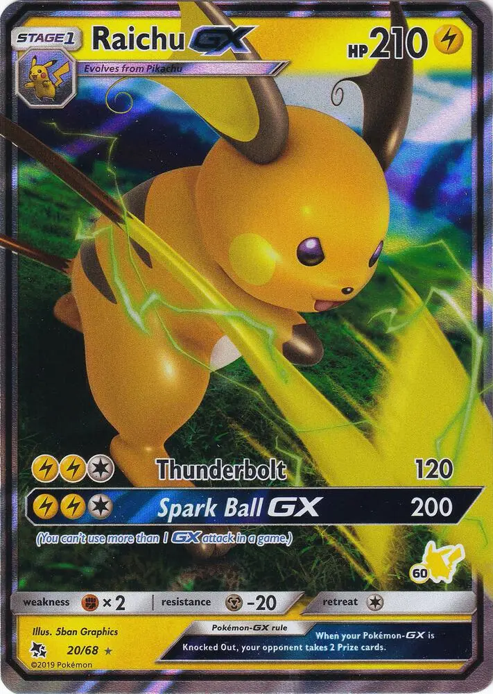 Raichu GX, Battle Academy 020/068