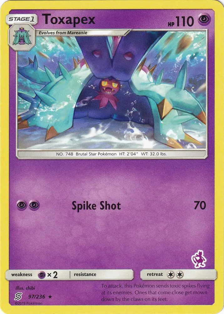 Toxapex, Battle Academy 097/236
