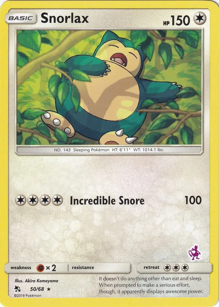 Snorlax, Battle Academy 050/068
