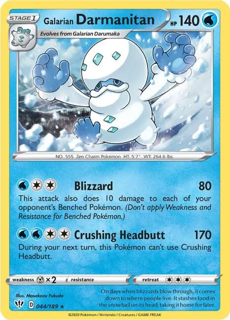Galarian Darmanitan, Deck Exclusives 044/189