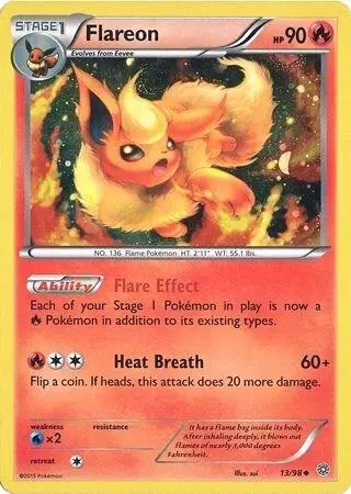 Flareon, Miscellaneous Cards & Products 013/098