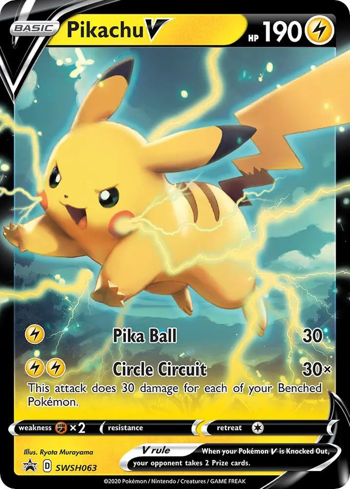 Pikachu V, SWSH Black Star Promos SWSH063/307