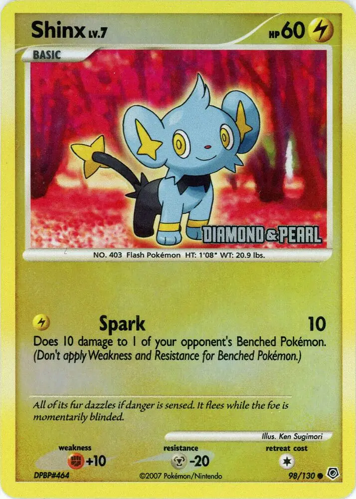 Shinx, Burger King Promos 098/130